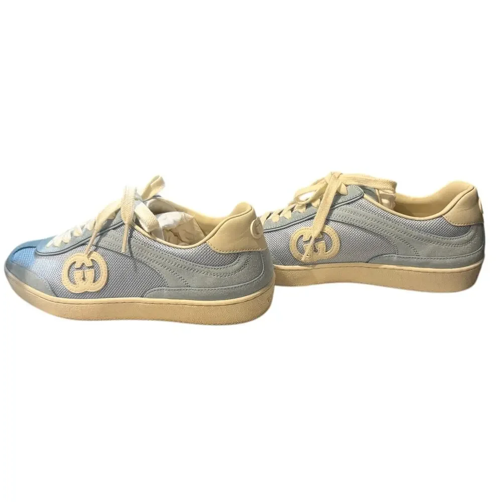 Gucci Interlocking G‎ suede low-top sneakers by Gucci sz 36.5 Box, dustbag